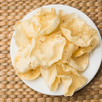 raw herbs - pappadam